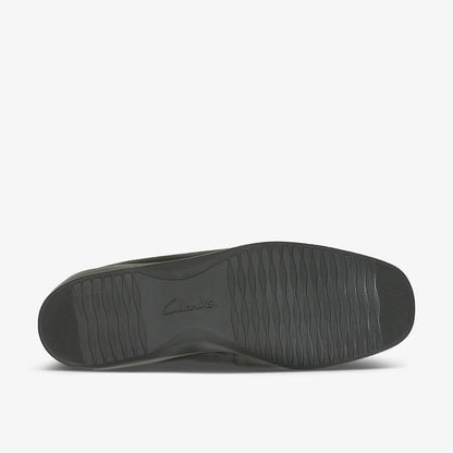 Clarks Georgia Loafer Black Leather
