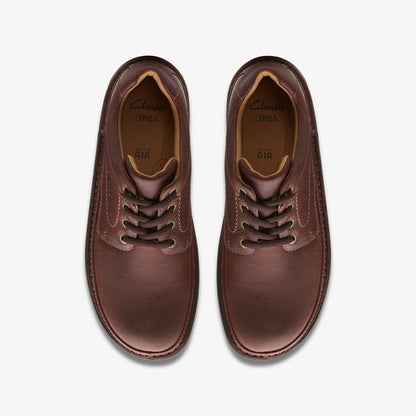 Clarks Nature Three Mahogany Leather