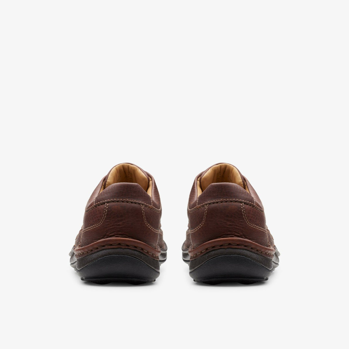 Clarks Nature Three Mahogany Leather