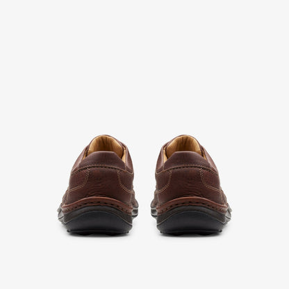 Clarks Nature Three Mahogany Leather