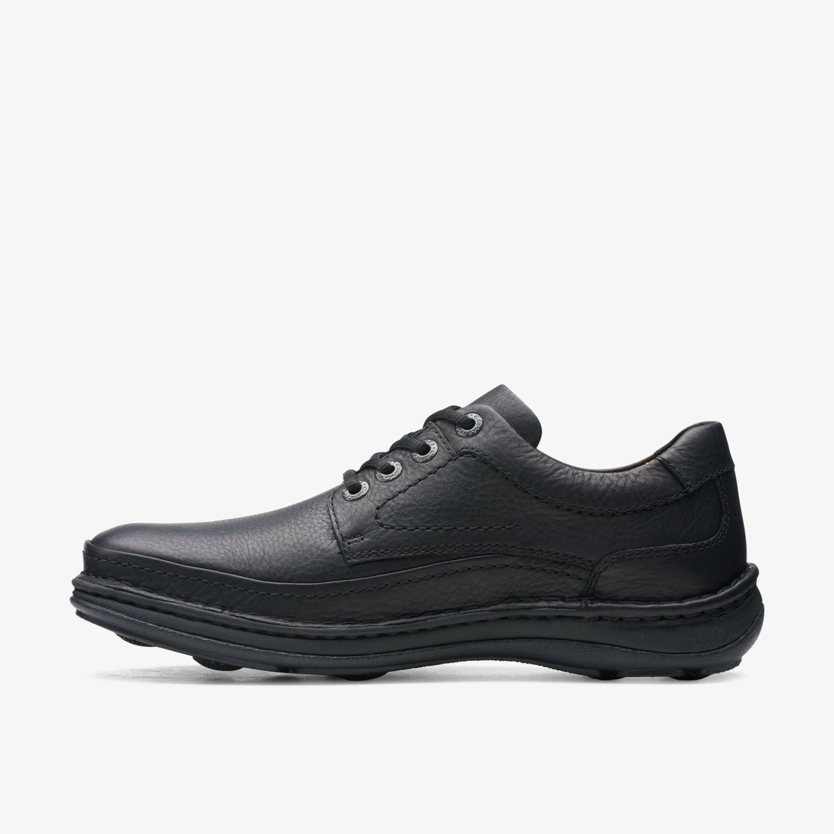 Clarks Nature Three Black Leather