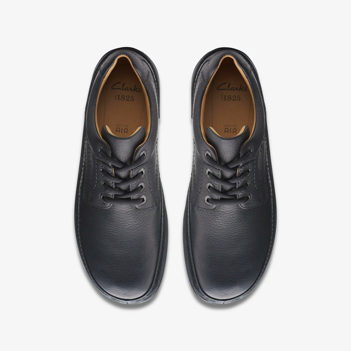 Clarks Nature Three Black Leather