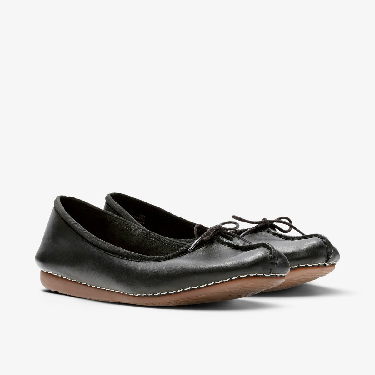 Clarks Freckle Ice Black Leather