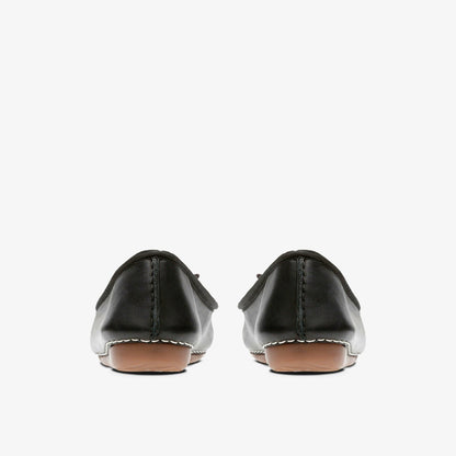 Clarks Freckle Ice Black Leather