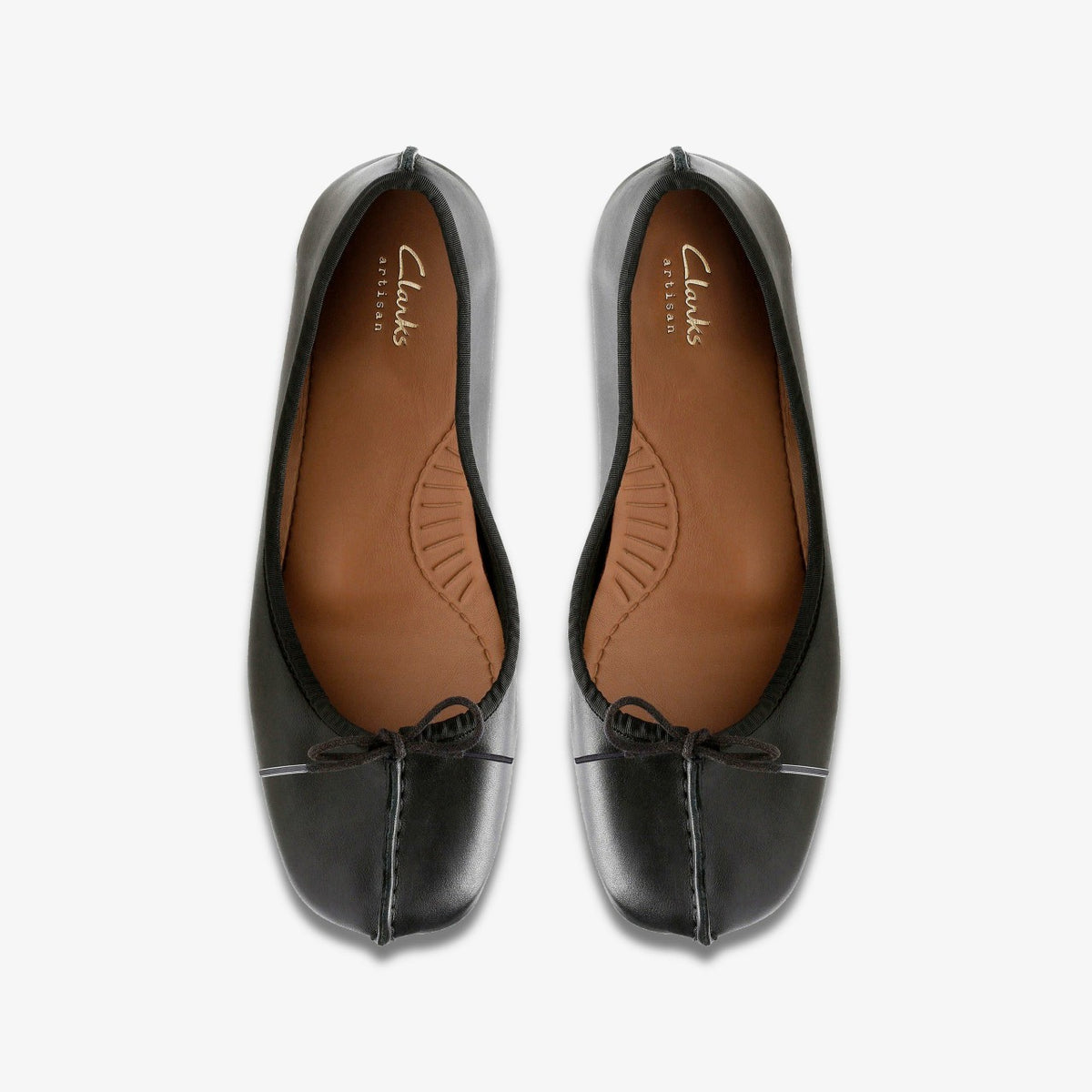 Clarks Freckle Ice Black Leather