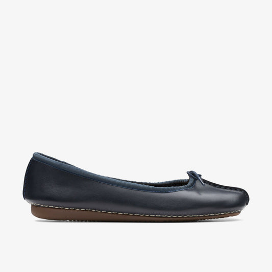 Clarks Freckle Ice Navy Leather