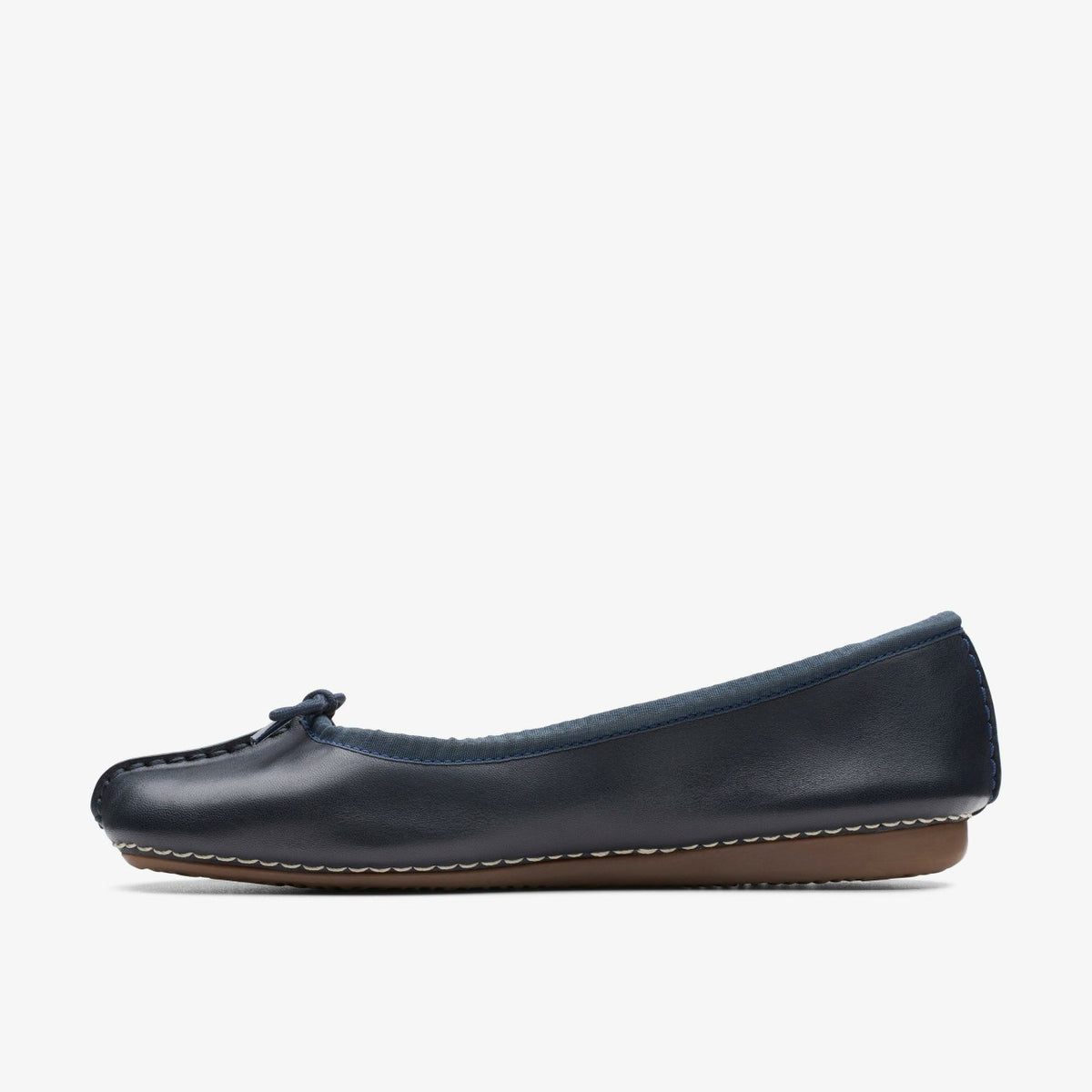 Clarks Freckle Ice Navy Leather