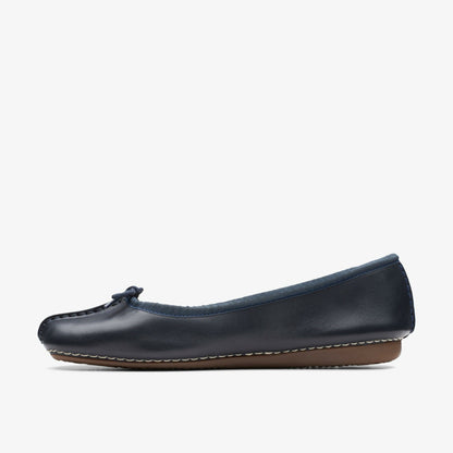 Clarks Freckle Ice Navy Leather
