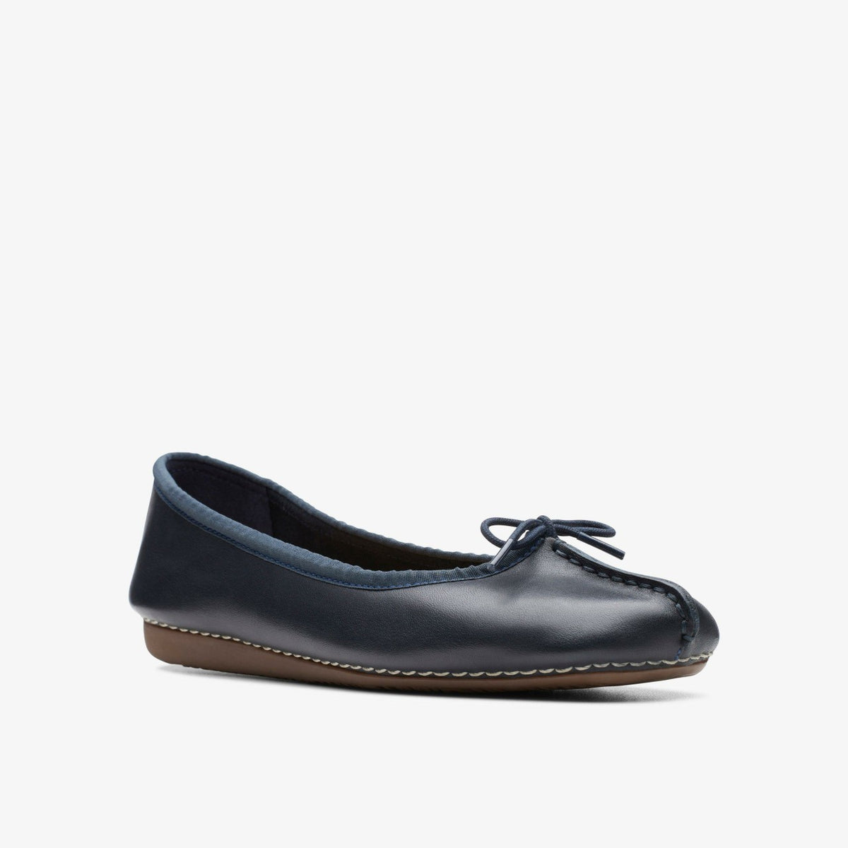 Clarks Freckle Ice Navy Leather
