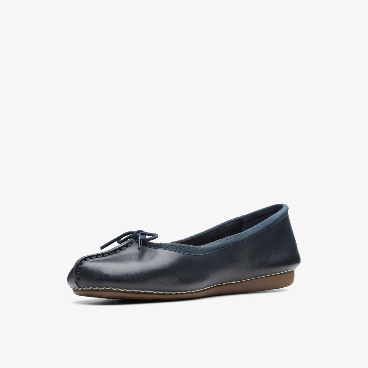 Clarks Freckle Ice Navy Leather
