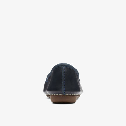 Clarks Freckle Ice Navy Leather