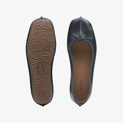 Clarks Freckle Ice Navy Leather