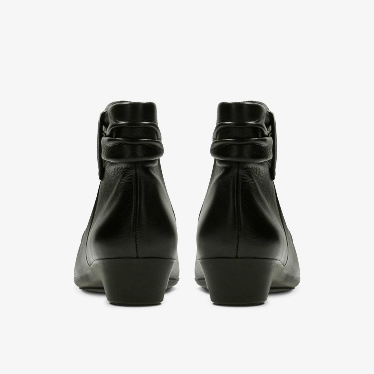 Clarks Matron Ella Ankle Boot Black Leather