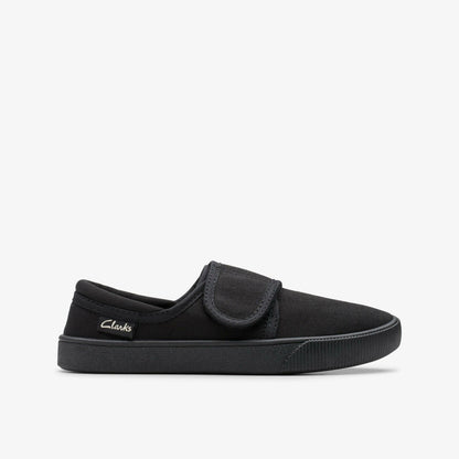 Clarks Hopper Run Black Fabric