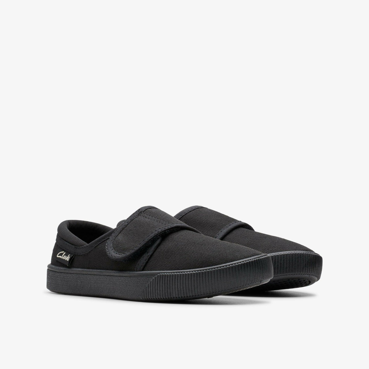 Clarks Hopper Run Black Fabric