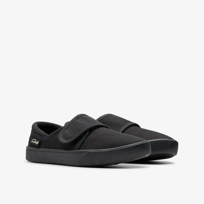 Clarks Hopper Run Black Fabric