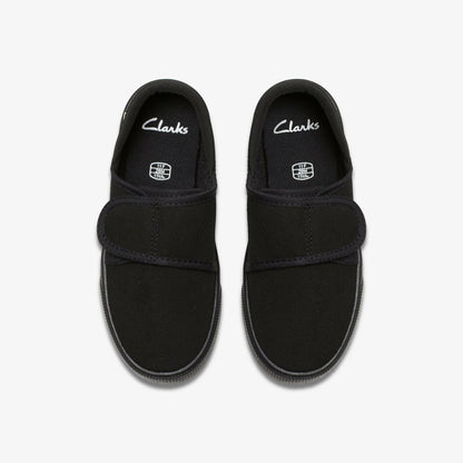 Clarks Hopper Run Black Fabric