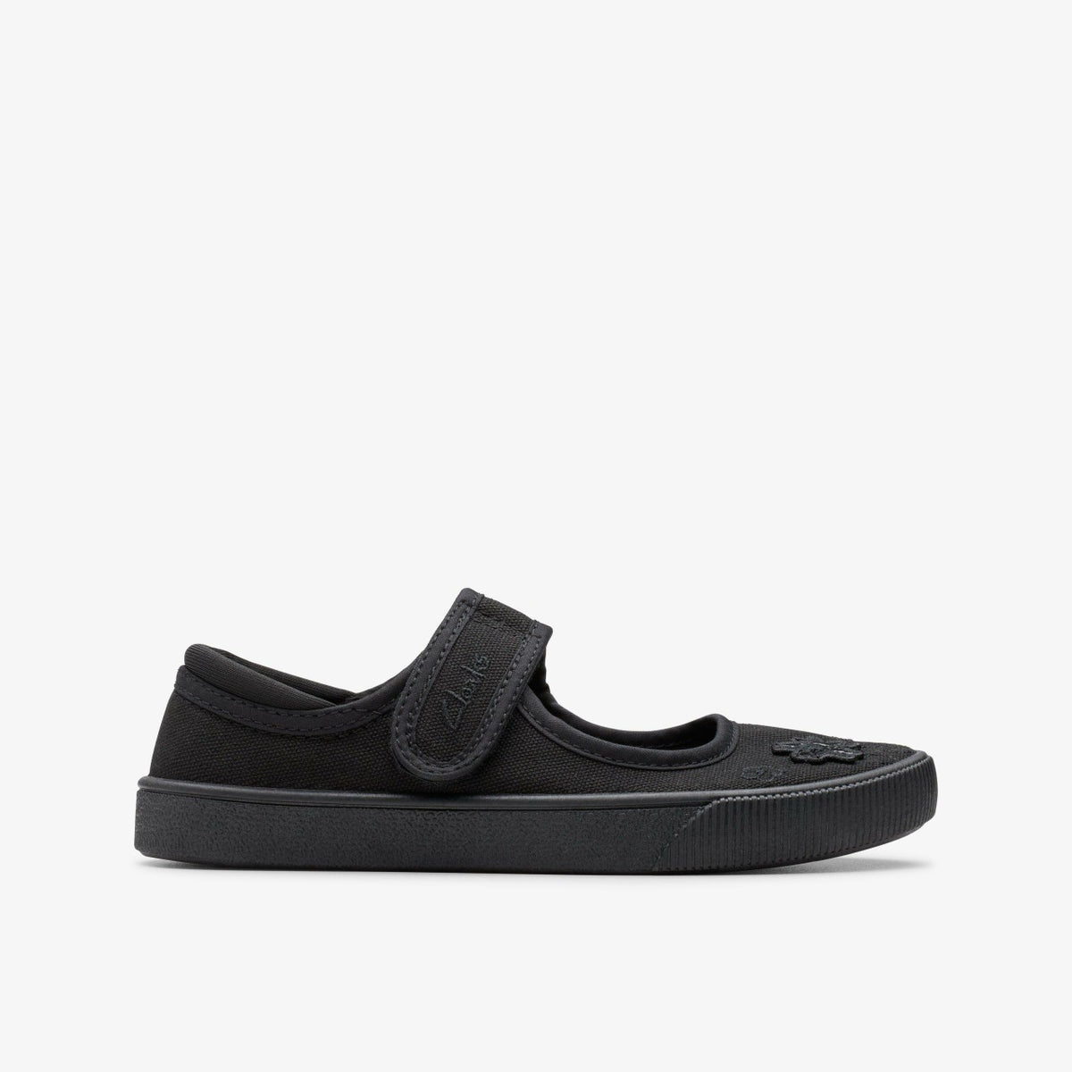 Clarks Hopper Go Black Fabric