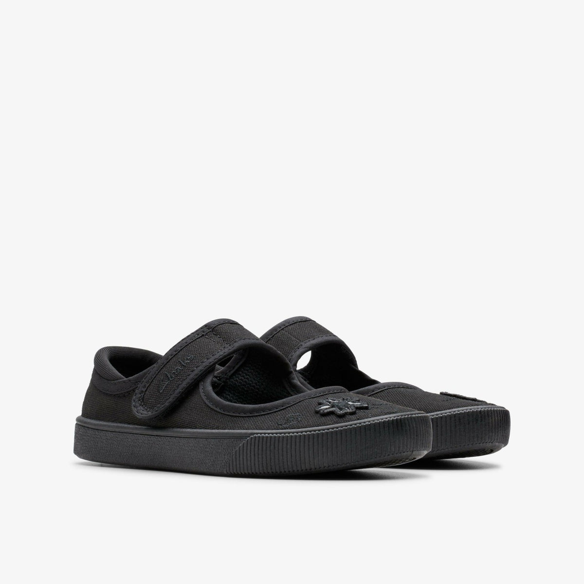 Clarks Hopper Go Black Fabric