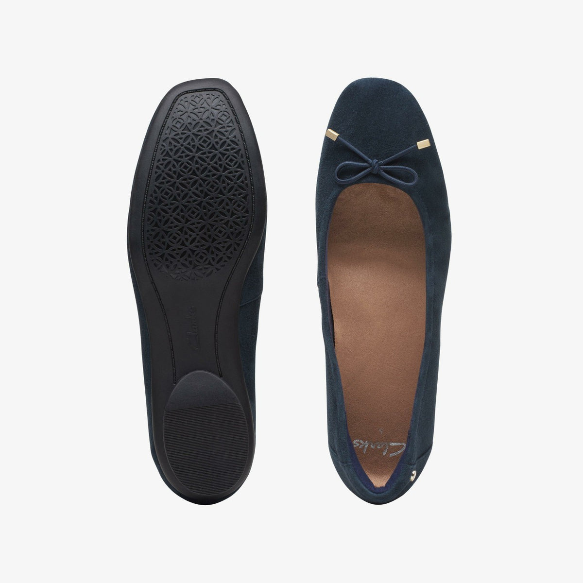Clarks Candra Light Navy Suede