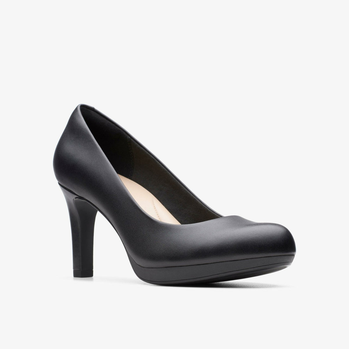 Clarks Adriel Viola Black Leather