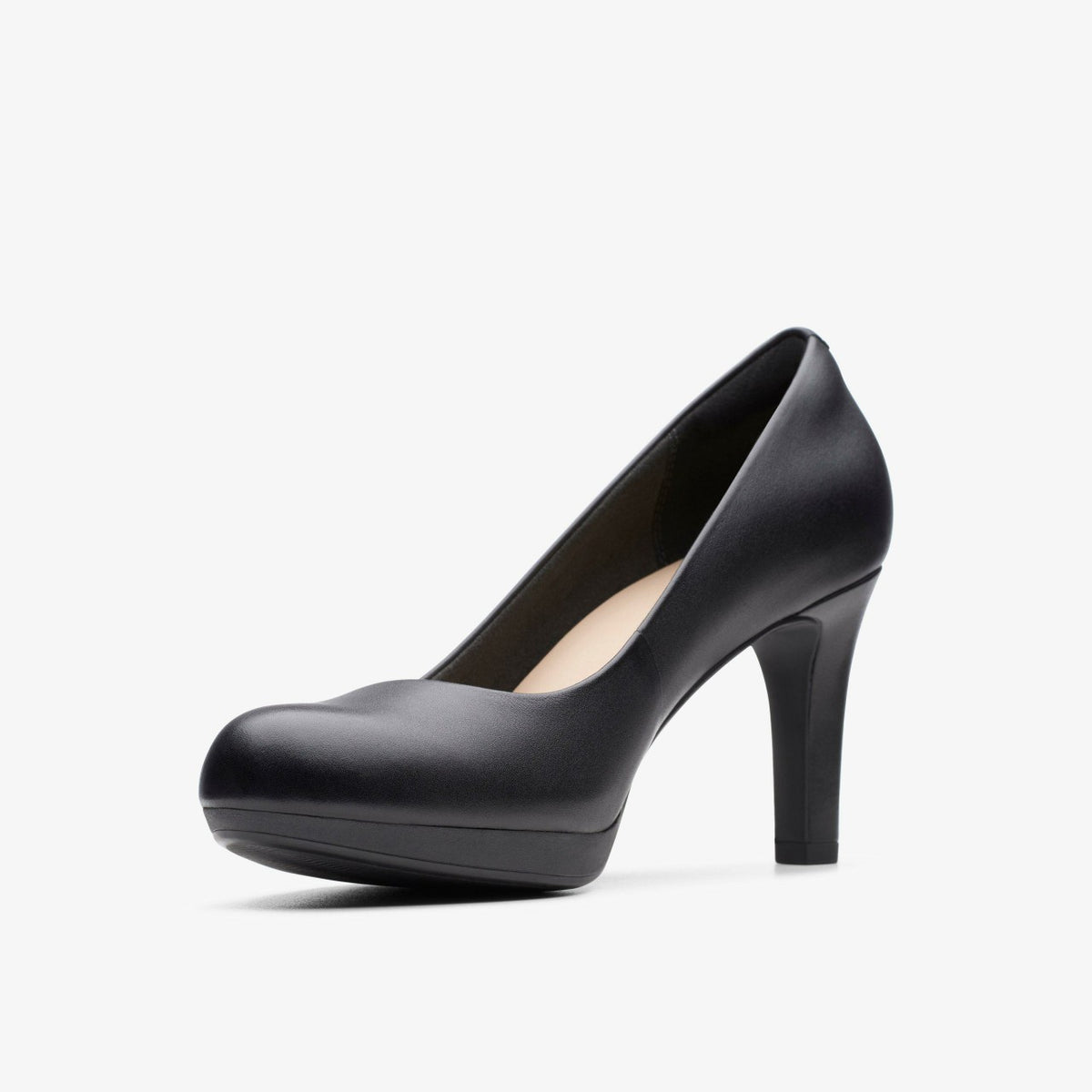 Clarks Adriel Viola Black Leather
