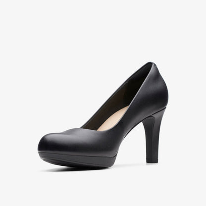 Clarks Adriel Viola Black Leather
