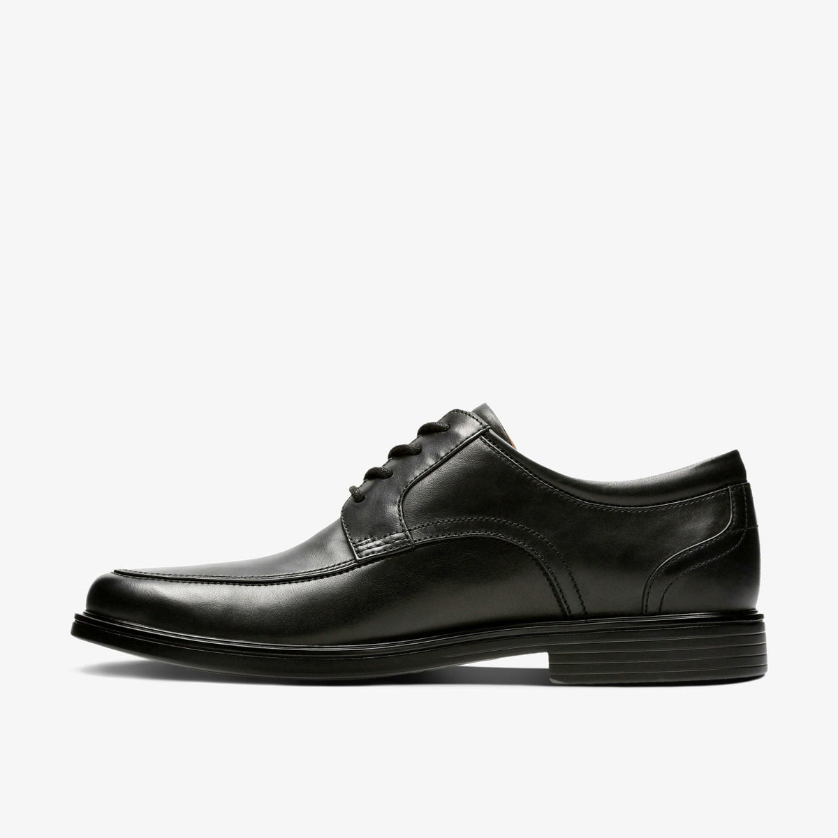 Clarks Un Aldric Park Black Leather