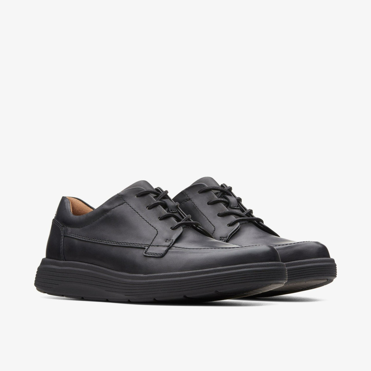 Clarks Un Abode Ease Black Leather