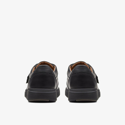 Clarks Un Abode Strap Loafer Black Leather