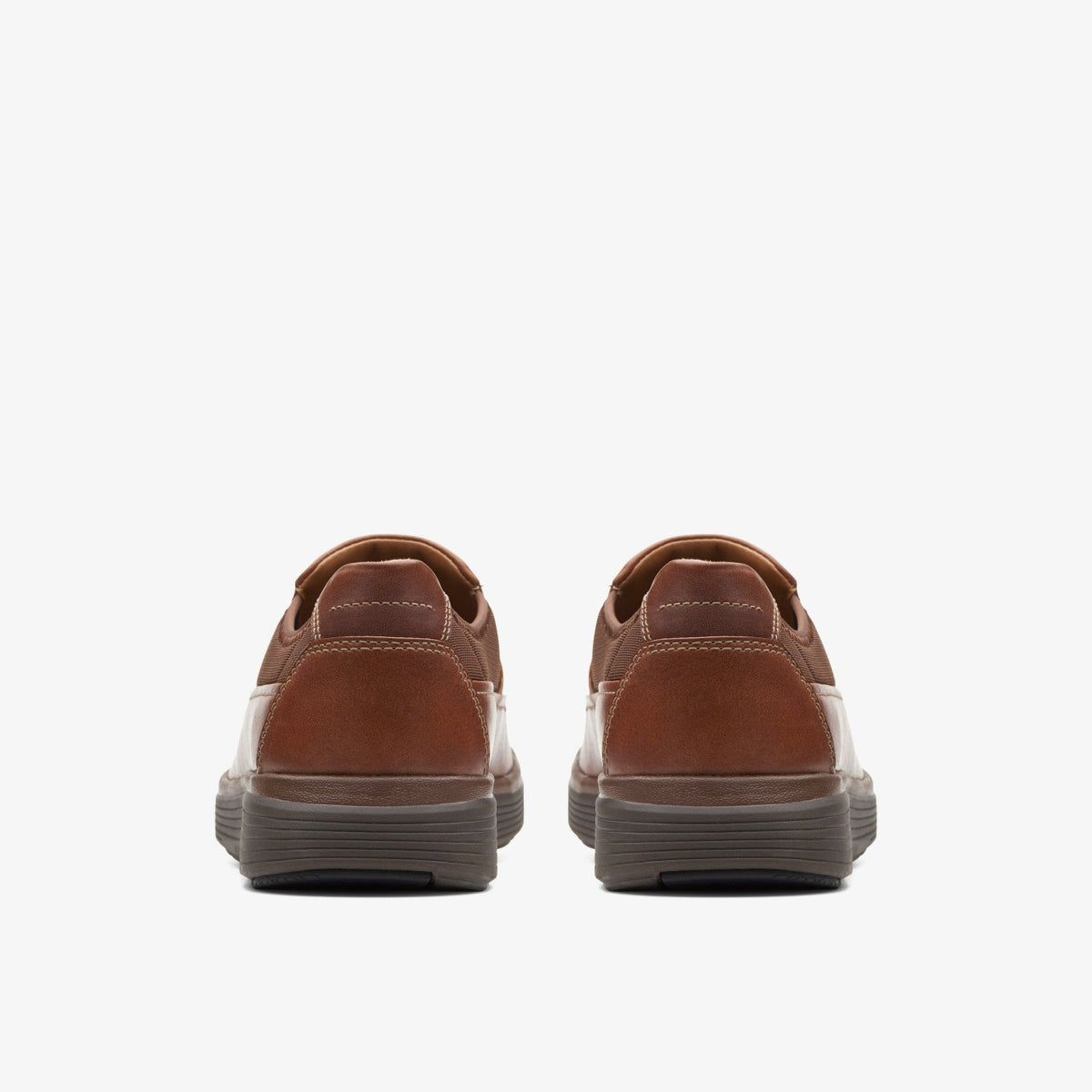 Clarks Un Abode Go Loafer Dark Tan Leather