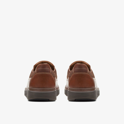 Clarks Un Abode Go Loafer Dark Tan Leather