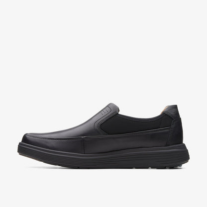 Clarks Un Abode Go Loafer Black Leather