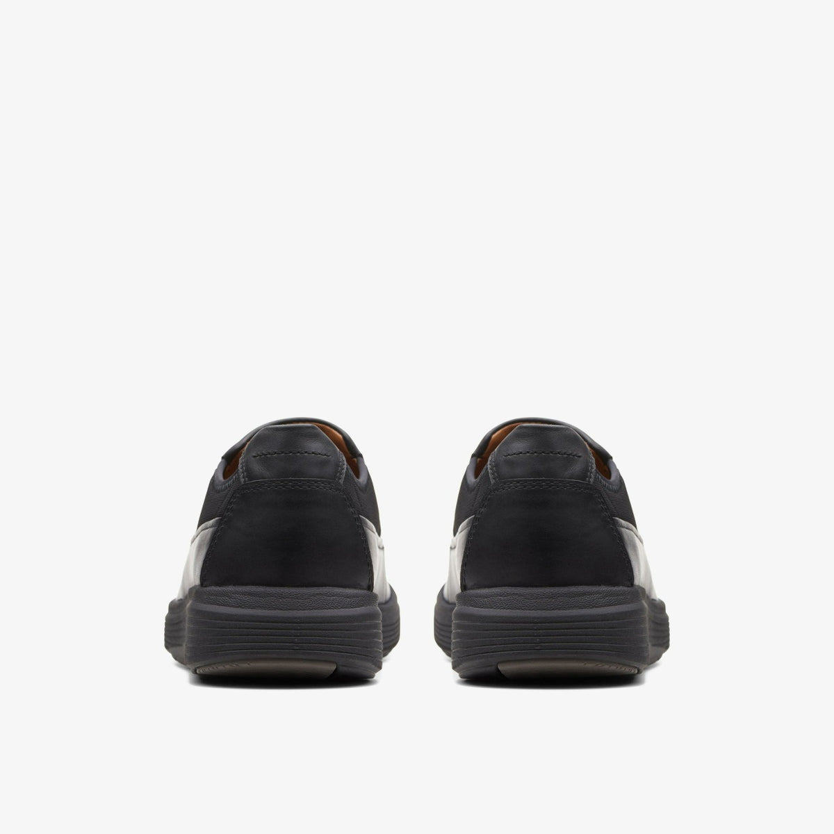 Clarks Un Abode Go Loafer Black Leather