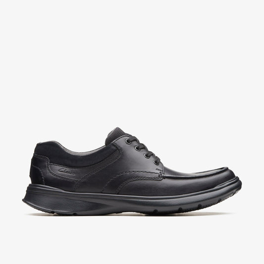 Clarks Cotrell Edge Black Smooth Leather
