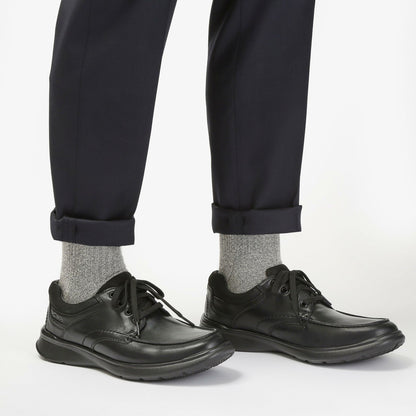 Clarks Cotrell Edge Black Smooth Leather