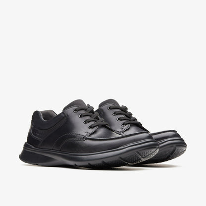 Clarks Cotrell Edge Black Smooth Leather
