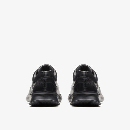 Clarks Cotrell Edge Black Smooth Leather