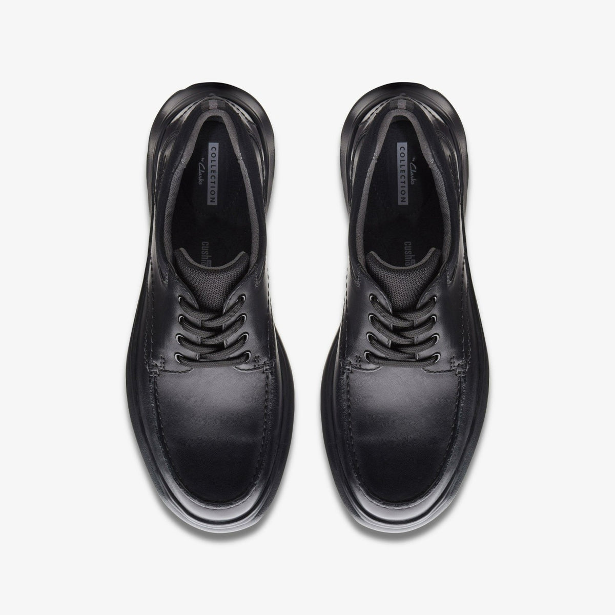 Clarks Cotrell Edge Black Smooth Leather
