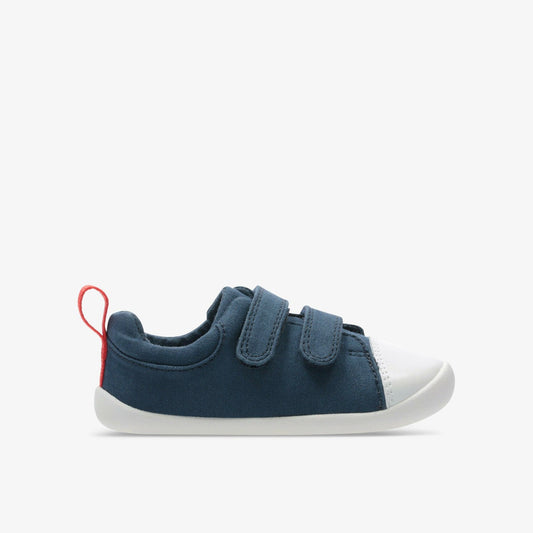 Clarks Roamer Craft Toddler Navy Canvas
