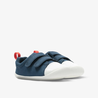 Clarks Roamer Craft Toddler Navy Canvas