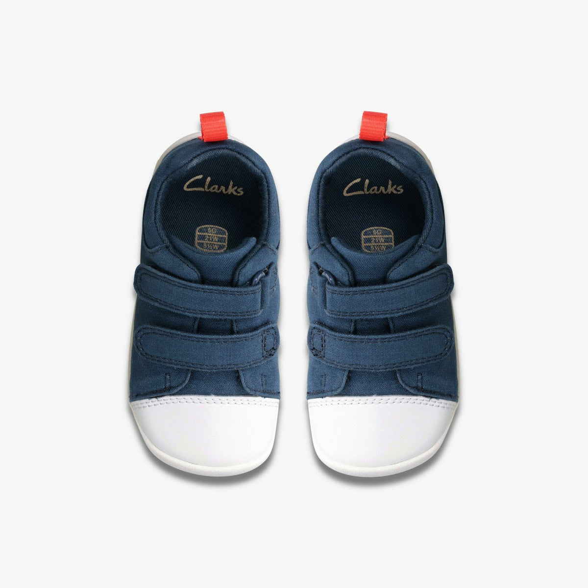 Clarks Roamer Craft Toddler Navy Canvas