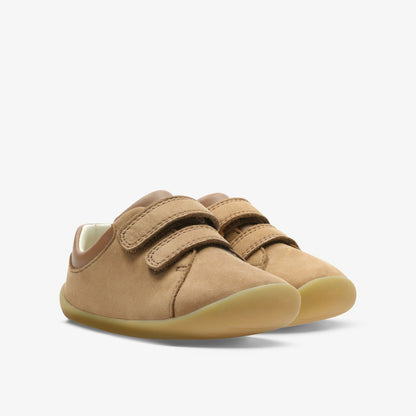 Clarks Roamer Craft Toddler Tan Leather