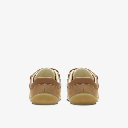 Clarks Roamer Craft Toddler Tan Leather