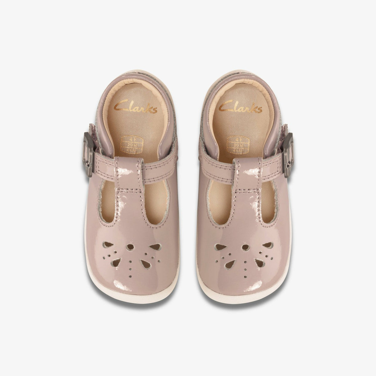 Clarks Roamer Star Toddler Pink Patent