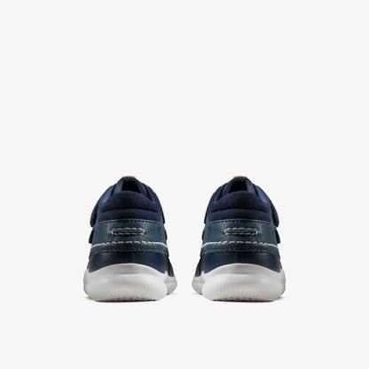 Clarks Crest Tuktu Toddler Navy Leather