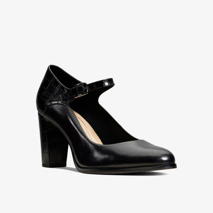 Clarks Kaylin Alba Black Combination
