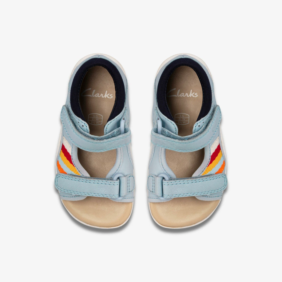 Clarks Zora Beau Toddler Light Blue