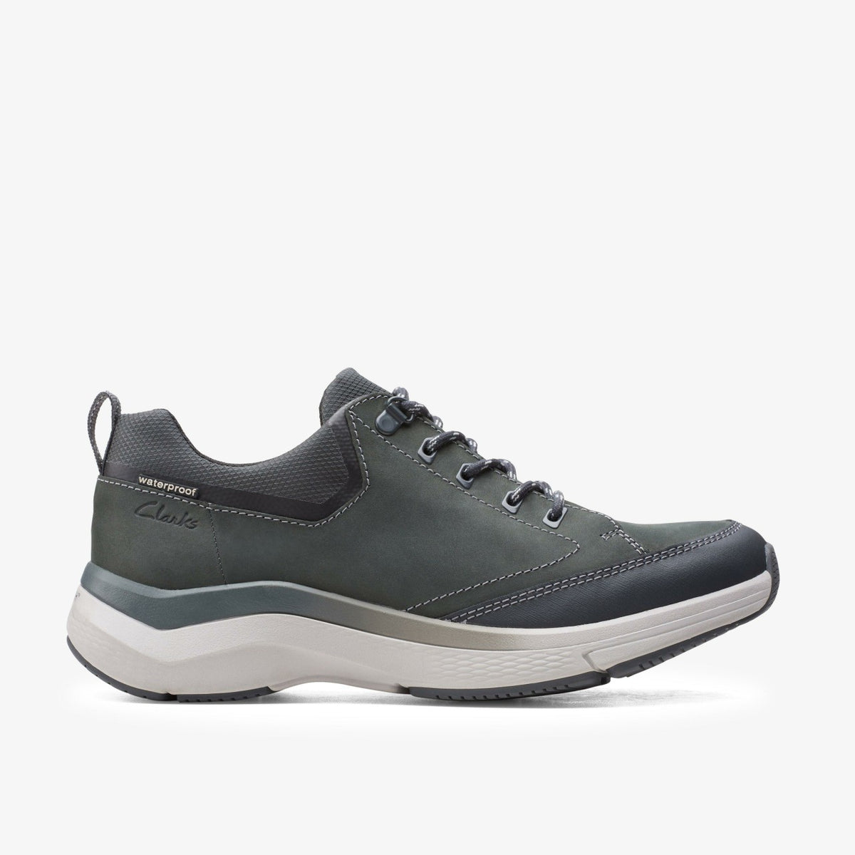 Clarks Wave 2.0 Vibe Dark Grey Nubuck