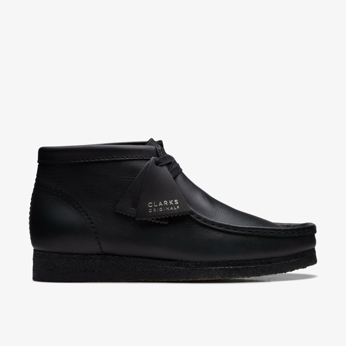 Clarks Wallabee Boot Black Leather